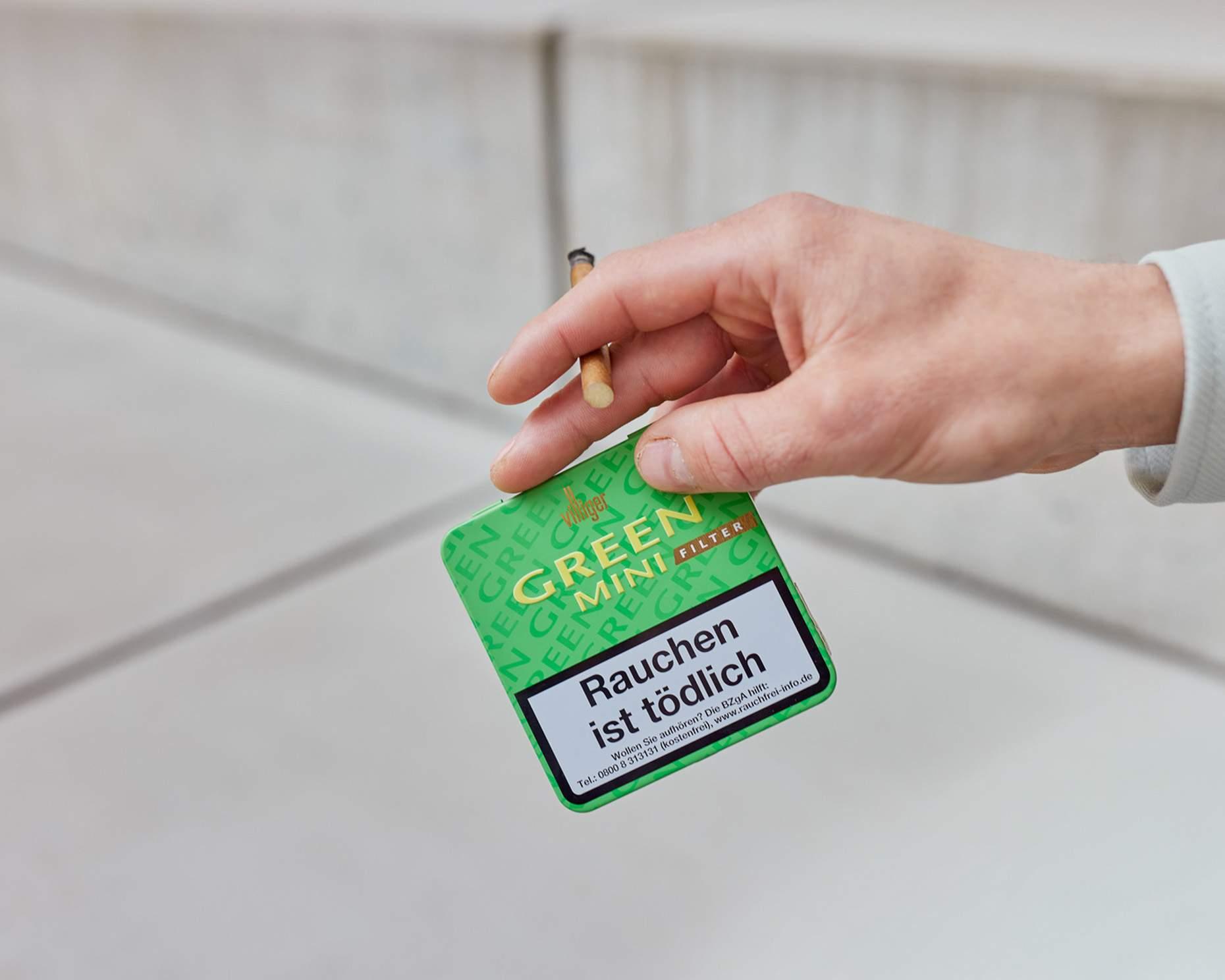 VILLIGER MINI GREEN & GREEN TUBO