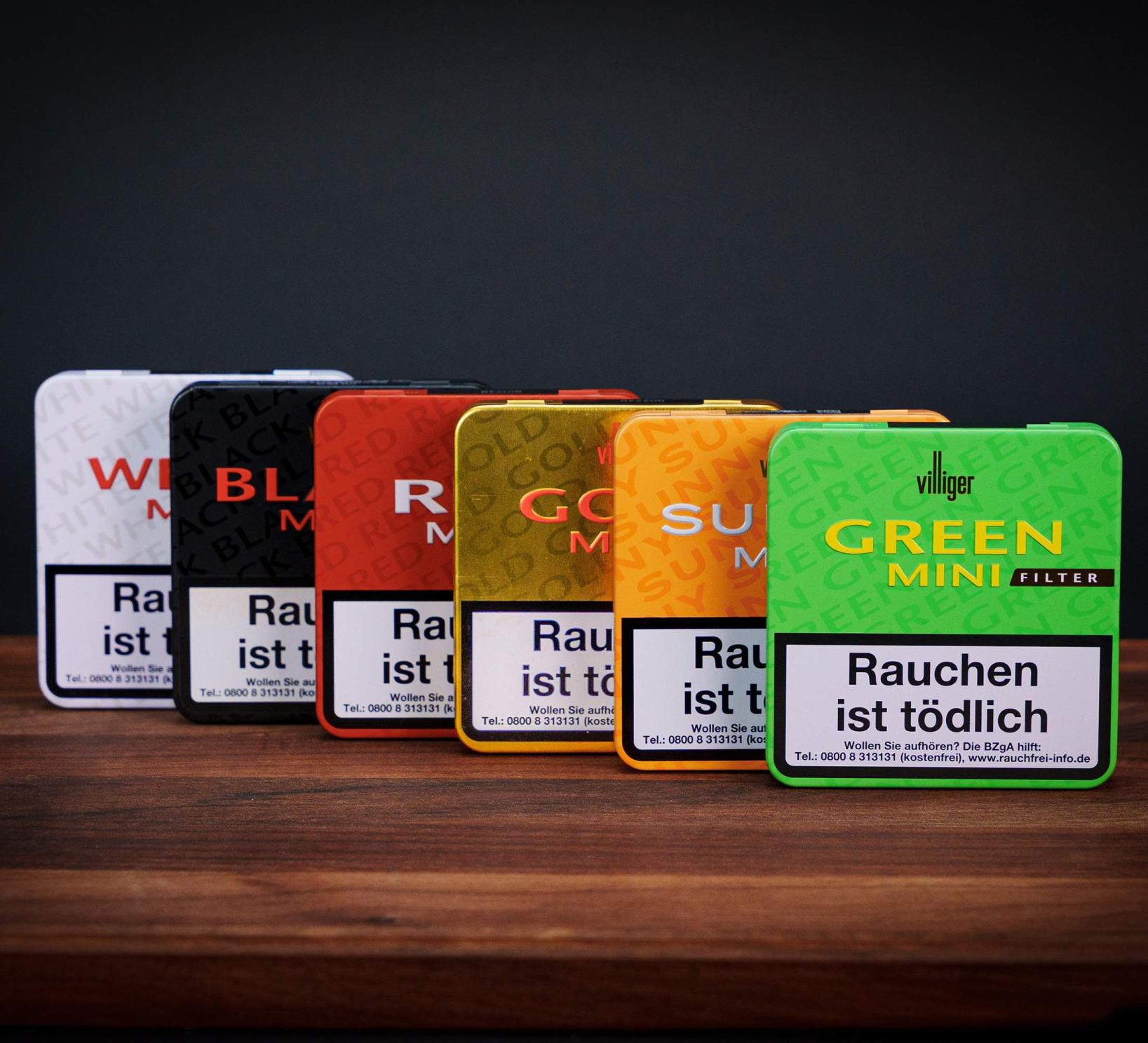 VILLIGER MINI GREEN & GREEN TUBO